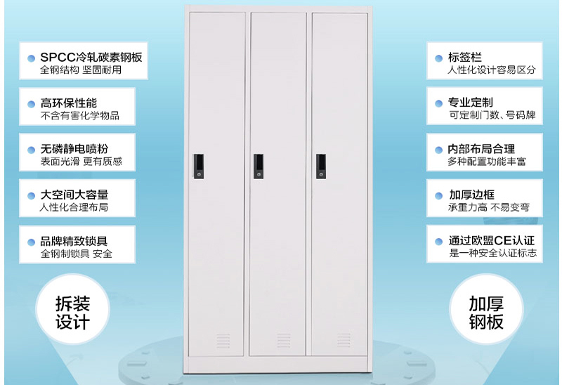 三門更衣（yī）櫃、多門更衣櫃（guì）、鋼製更衣櫃、更衣（yī）櫃廠家（jiā）