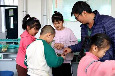 安图:劳动教育重实践 地头开设"春播"课